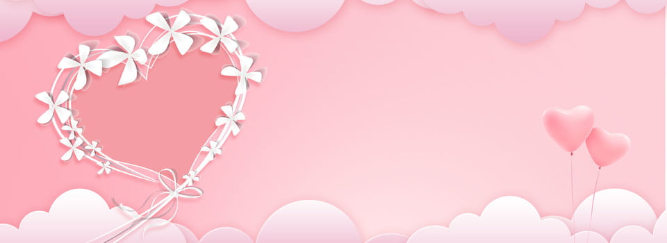 Hình Nền Hồng Tình Yêu Lãng Mạn Tải Về Miễn Phí Hình ảnh trái tim yêu mây  mây valentine theme Sáng Tạo Từ Lovepik