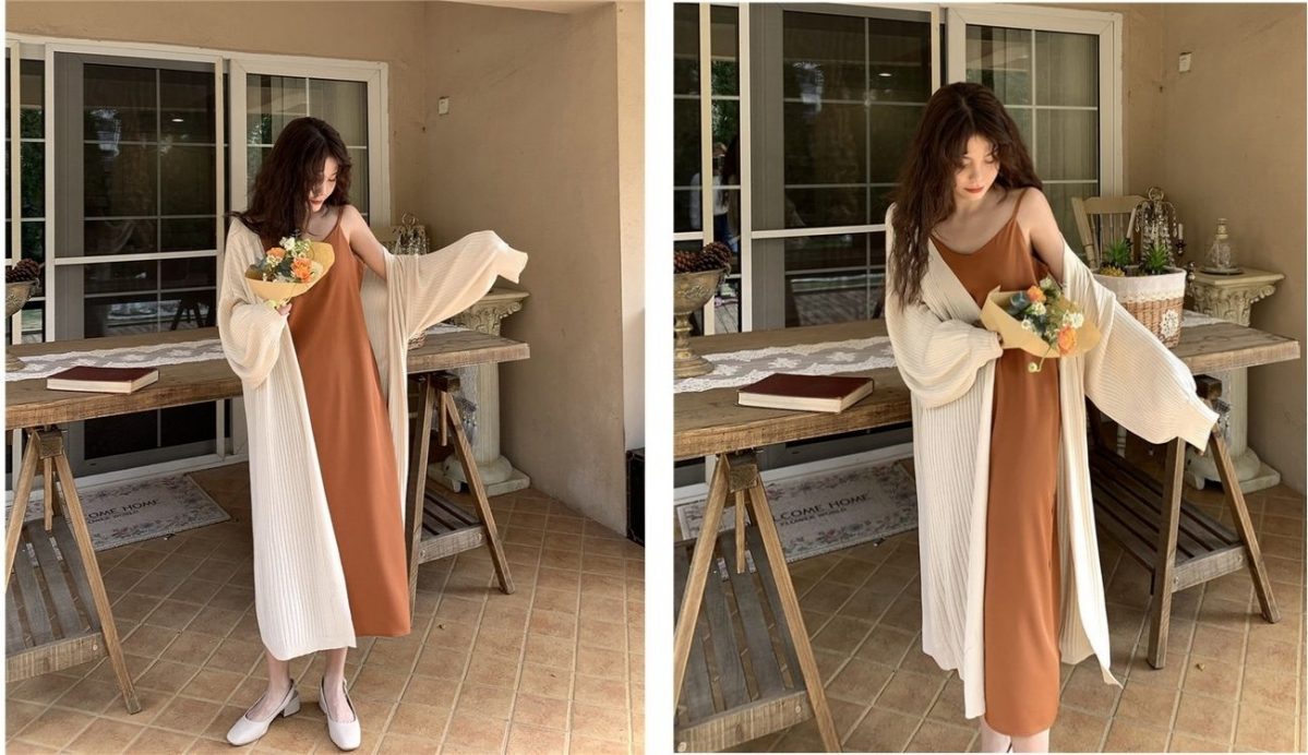 Cách mix áo len với chân váy dài cho cô nàng khí chất  Shopee Blog