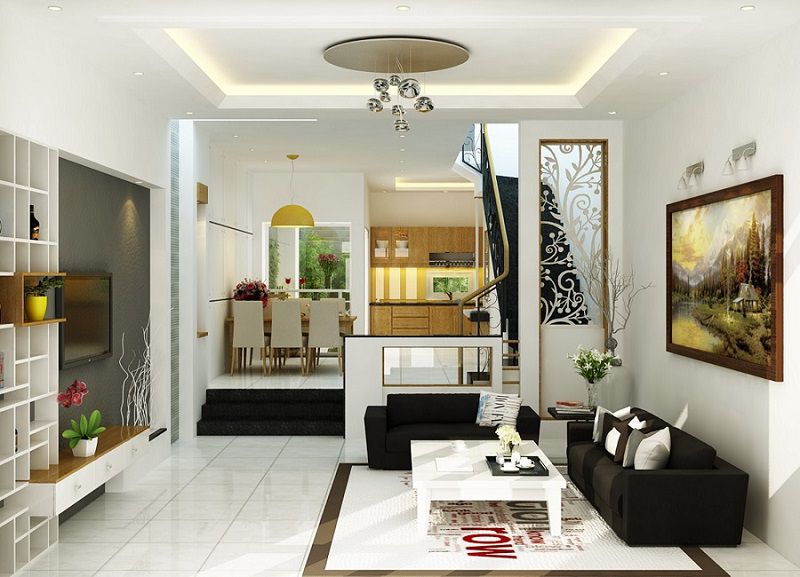 Xu hướng thiết kế phòng khách đẹp đơn giản mà hiện đại năm 2023  Công Ty  Cổ Phần Kiến Trúc và Nội Thất Newhomes Việt Nam