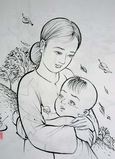 999 Hình Vẽ Mẹ Và Con Gái Đẹp Tình Thương Mến Thương