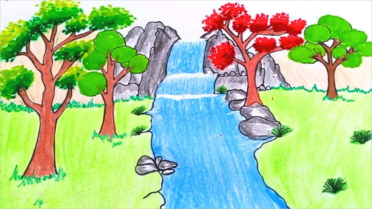 Cuộc thi vẽ tranh Cùng em bảo vệ môi trường trong lành  Báo Quảng Bình  điện tử